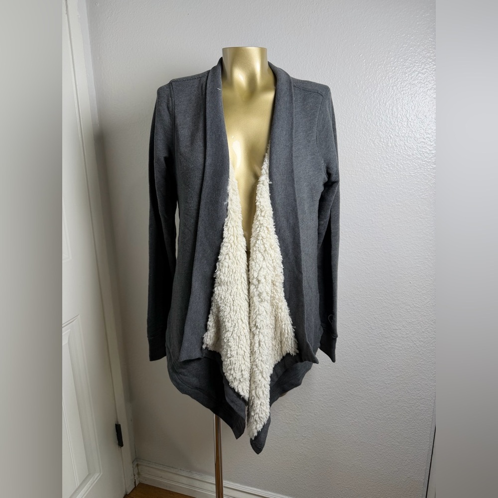 Gilly Hicks Soft Cream Sherpa Cardigan XS/S